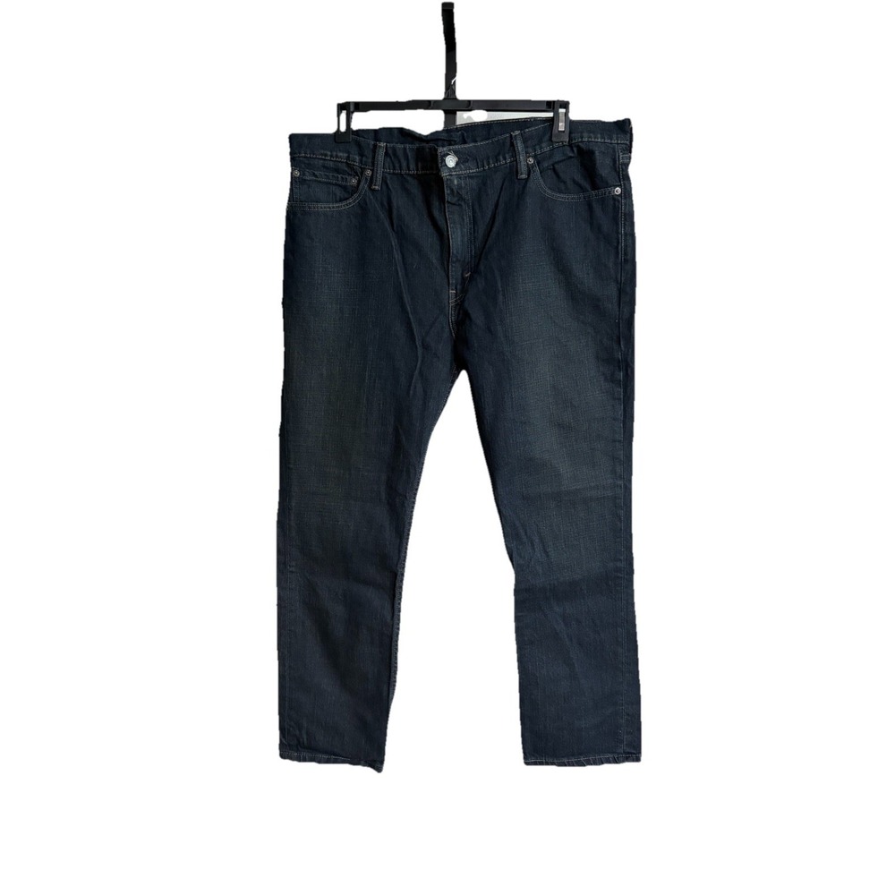 Levis mens JEANS dark denim cotton 42 waist 30 inseam EUC excellent A9